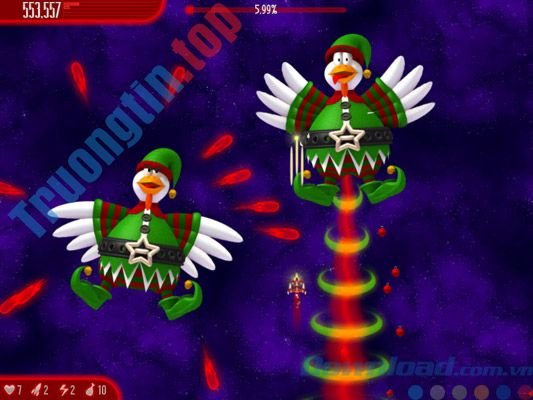 Một&nbsp;cặp&nbsp;boss&nbsp;trong&nbsp;Chicken&nbsp;Invaders&nbsp;4:&nbsp;Ultimate&nbsp;Omelette&nbsp;Christmas&nbsp;Edition&nbsp;cho&nbsp;Mac&nbsp;