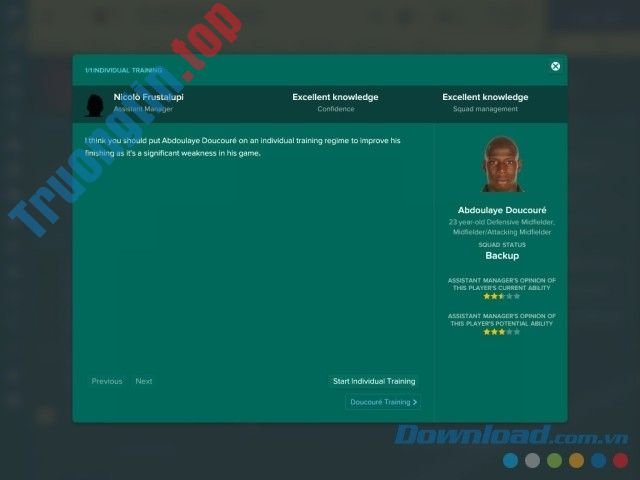 Huấn&nbsp;luyện&nbsp;từng&nbsp;cầu&nbsp;thủ&nbsp;trong&nbsp;game&nbsp;quản&nbsp;lý&nbsp;bóng&nbsp;đá&nbsp;Football&nbsp;Manager&nbsp;2017&nbsp;cho&nbsp;máy&nbsp;tính,&nbsp;Mac&nbsp;và&nbsp;Linux