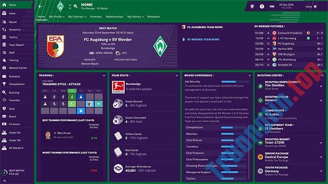 Game&nbsp;quản&nbsp;lý&nbsp;bóng&nbsp;đá