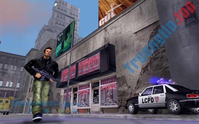 Sử dụng nhiều loại vũ khí khác nhau khi chơi game hành động Grand Theft Auto III cho Mac