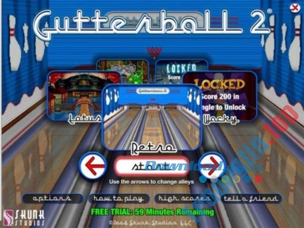 Download Gutterball 2 – Tải Gutterball, game ném bowling trên máy tính