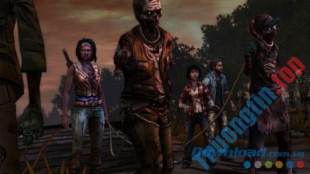 Cố gắng thoát khỏi các tình huống khó khăn trong game kinh dị The Walking Dead: Michonne - A Telltale Miniseries 