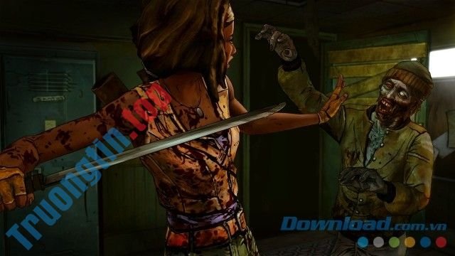 Giúp nhân vật sử dụng vũ khí thành thục trong game kinh dị The Walking Dead: Michonne - A Telltale Miniseries