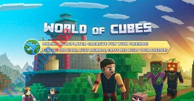 Game vui sáng tạo World of Cubes Survival Craft cho Mac