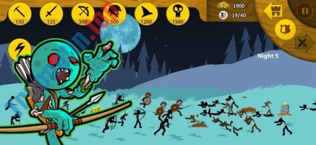 Game Stick War: Legacy cung cấp 4 lớp nhân vật để bạn lựa chọn