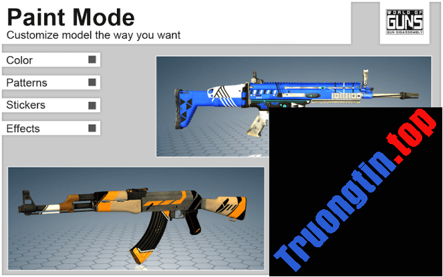 Mô&nbsp;phỏng&nbsp;chân&nbsp;thực&nbsp;nhiều&nbsp;loại&nbsp;vũ&nbsp;khí&nbsp;khác&nbsp;nhau