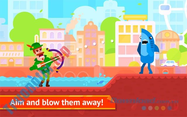 Game bắn súng tọa độ Bowmasters