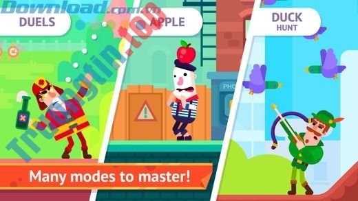 Download Bowmasters cho iOS 2.15.3 – Game bắn súng tọa độ hài hước – Trường Tín