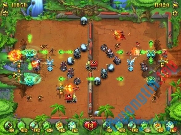 Download Fieldrunners cho iOS 1.8.180368 – Game thủ thành kinh điển trên iPhone/iPad