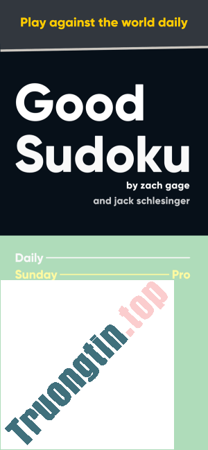 Download Good Sudoku cho iOS 1.0.2 – Game Sudoku hấp dẫn trên iPhone, iPad