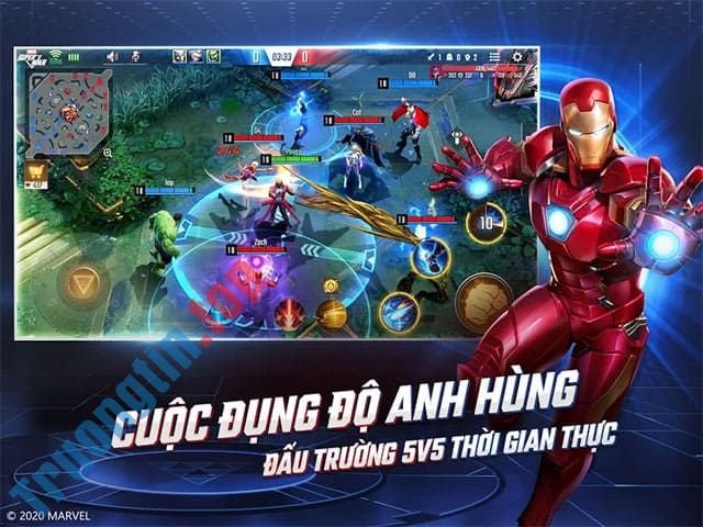 Download MARVEL Super War – Funtap cho iOS 1.14 – Game MOBA đại chiến siêu anh hùng Marvel