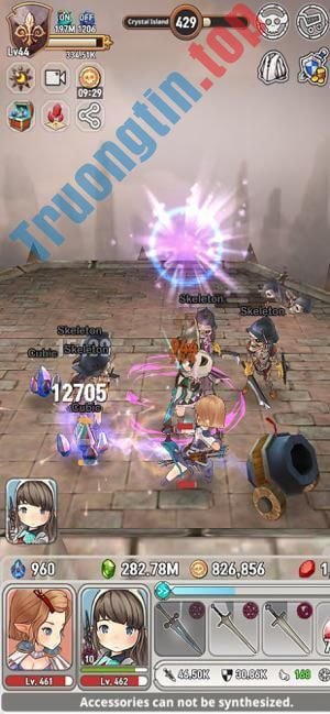 Download MY Little Fantasy cho iOS 1.19.45 – Game RPG clicker đồ họa chibi đáng yêu