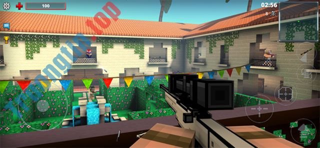 Download Pixel Strike 3D cho iOS 8.4.1 – Game FPS nhiều người chơi đồ họa Minecraft