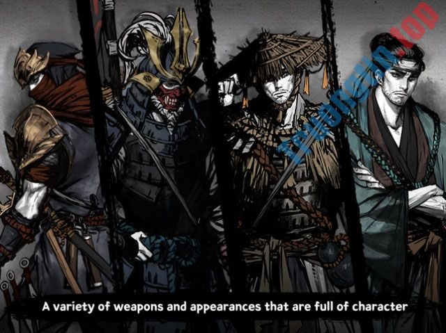Rất nhiều skin và vũ khí của samurai cho bạn lựa chọn