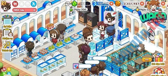 Download WARA Siêu Thị Vui Vẻ cho iOS – Game mô phỏng quản lý cửa hàng tiện ích