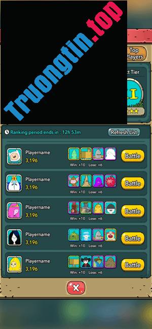 Download Adventure Time Heroes cho iOS 0.1.3 – Game RPG theo lượt mới về Adventure Time