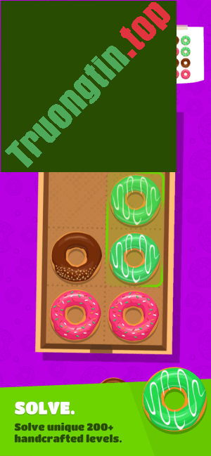 Chinh&nbsp;phục&nbsp;hơn&nbsp;200&nbsp;màn&nbsp;đố&nbsp;xếp&nbsp;bánh&nbsp;trong&nbsp;game&nbsp;Donuts&nbsp;Delivery&nbsp;