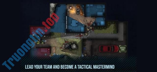 Dẫn dắt một đội SWAT hoàn thành nhiệm vụ trong game Door Kickers