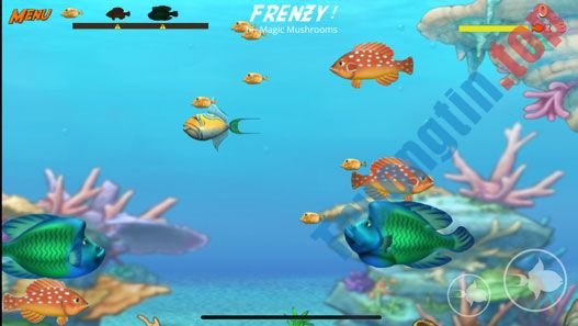 Chơi game Cá lớn nuốt cá bé huyền thoại trên iPhone, iPad