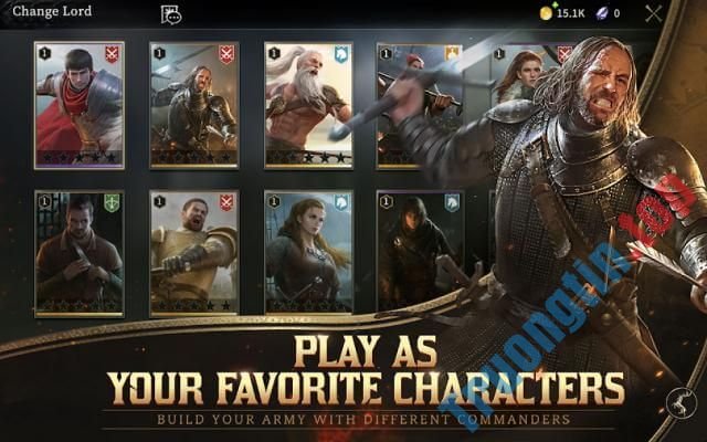 Download GOT: Winter is Coming M cho iOS 1.3 - Trường Tín 1 Chơi với các nhân vật nổi tiếng trong phim Game Of Thrones của HBO