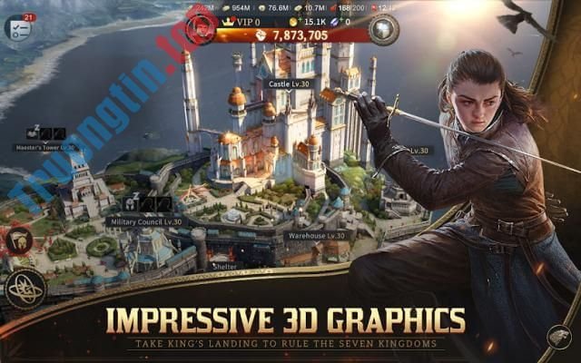 Download GOT: Winter is Coming M cho iOS 1.3 - Trường Tín 2 Đồ họa 3D ấn tượng