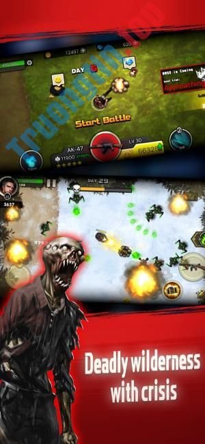 Bắn súng tiêu diệt zombie đông đảo trong game Gunner Aim 