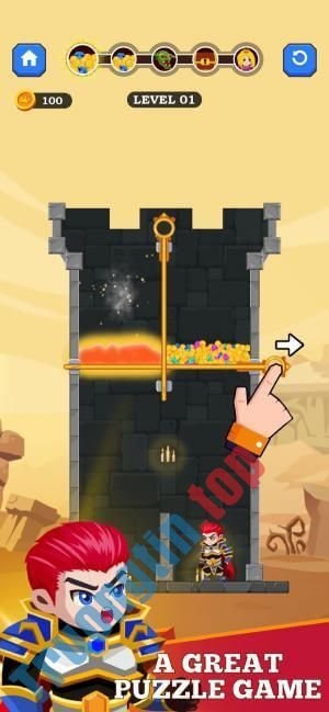 Hero&nbsp;Rescue&nbsp;là&nbsp;game&nbsp;giải&nbsp;đố&nbsp;rút&nbsp;chốt&nbsp;logic&nbsp;hấp&nbsp;dẫn