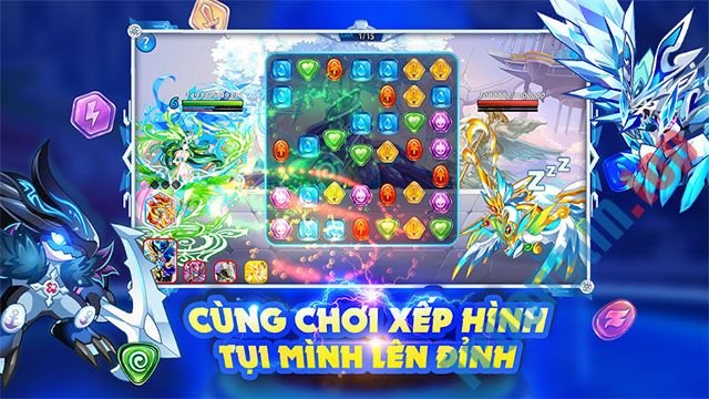 Game xếp kim cương đấu pet miễn phí cho di động