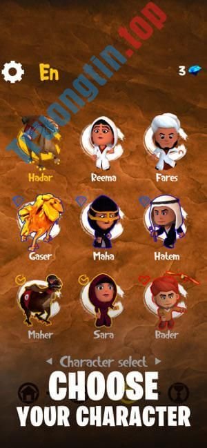 Download Camel Dash cho iOS 1.01 – Game phiêu lưu nhặt kim cương trên sa mạc
