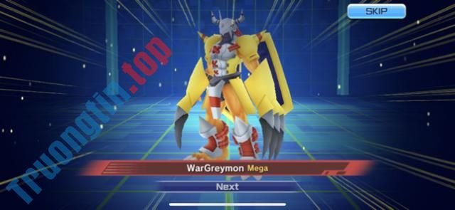 Tiến hóa Digimon của mình thành WarGreymon mạnh mẽ