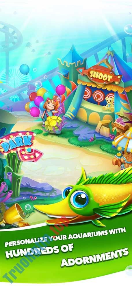 Fish Mania cho iOS có nhiều hình nền đẹp