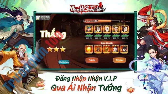 Download Giang Hồ Sinh Tử Lệnh cho iOS – Game thẻ tướng chiến thuật – Trường Tín