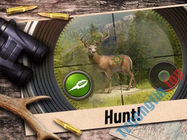 Trở thành thợ săn và săn bắn động vật hoang dã trong game Hunting Clash