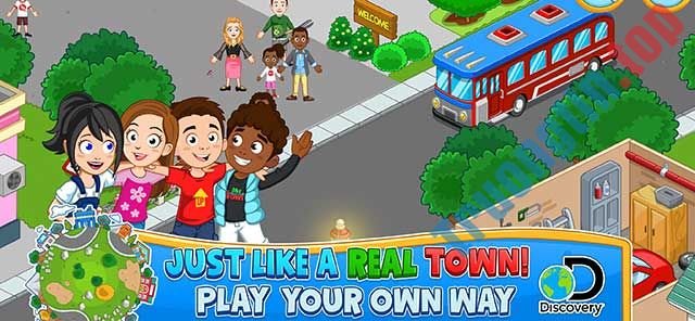 Game mô phỏng khám phá thành phố thú vị cho trẻ em My Town: Discovery