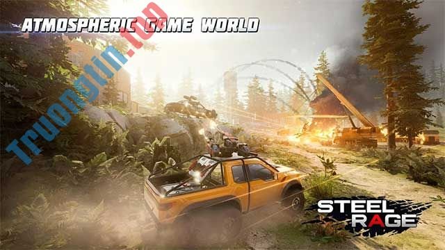 Download Steel Rage cho iOS 0.1551 – Game đua xe bắn súng cực chất – Trường Tín