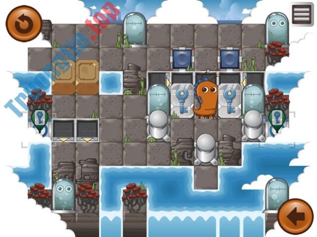 Download Wark & Wimble cho iOS 1.1 - Game phiêu lưu cùng hai chú khủng long nhỏ 4 9 thế giới độc đáo để bạn phiêu lưu, chinh phục