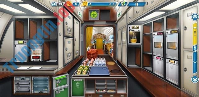 Lối chơi quản lý thời gian kết hợp mô phỏng và nấu ăn của Airplane Chefs for iOS