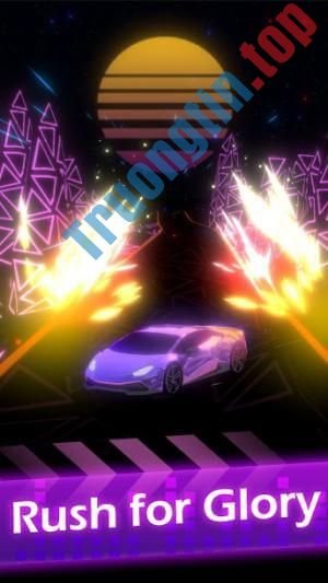 Download Beat Racing cho iOS 1.2.5 – Game lái xe trên con đường âm nhạc