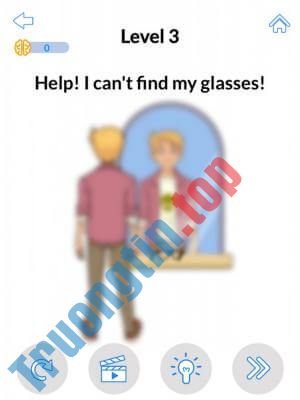 Giúp anh chàng tìm thấy kính của mình nhé!