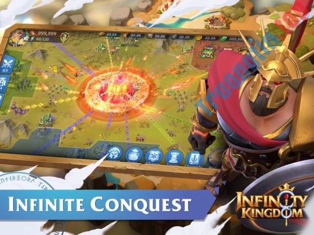Download Infinity Kingdom cho iOS 1.0.1 – Game MMO chiến lược bảo vệ vương quốc