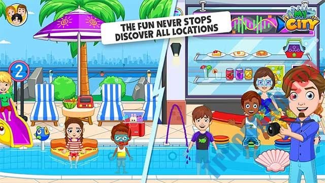 Download My City: Hotel cho iOS 1.01 – Game Bé khám phá khách sạn – Trường Tín