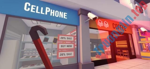Download Robbery Madness cho iOS 1.1.1 - Game Siêu trộm góc nhìn thứ nhất hài hước 2 Đột nhập các cửa hàng, tránh camera