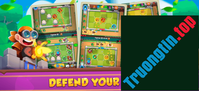 Download Rush Royale cho iOS 2.1.4919 - Game chiến thuật phòng thủ thời gian thực 1 Bảo vệ căn cứ của bạn trong game Rush Royale