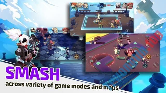 Download SMASH LEGENDS cho iOS 1.0.4 - Game hỗn chiến PvP nhiều người chơi 3 Nhiều chế độ game và bản đồ đa dạng