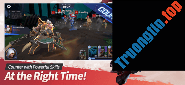 Download Summoners War: Lost Centuria cho iOS 1.0.0 - Trường Tín 2 Giải phóng các kỹ năng đặc biệt đúng thời điểm