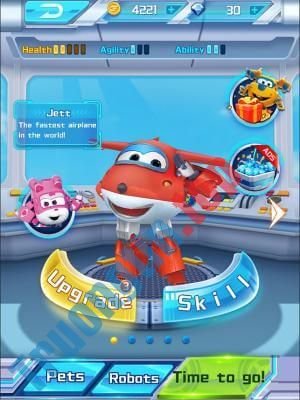 Super Wings Jett Run là trò chơi lái máy bay cho trẻ em