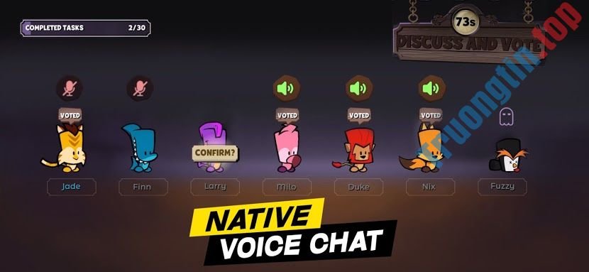 Chat voice để thảo luận với người khác trong game