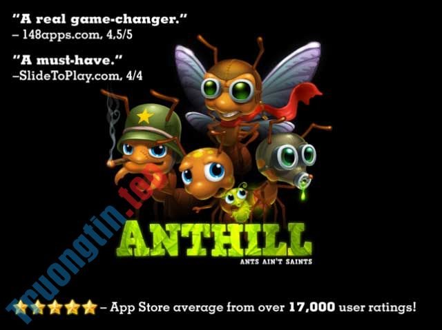 Anthill là game xây dựng đế chế kiến thú vị