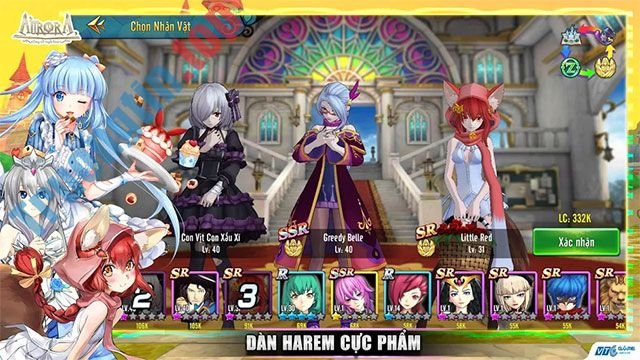 Dàn&nbsp;nhân&nbsp;vật&nbsp;siêu&nbsp;dễ&nbsp;thương&nbsp;Aurora&nbsp;cho&nbsp;iPhone