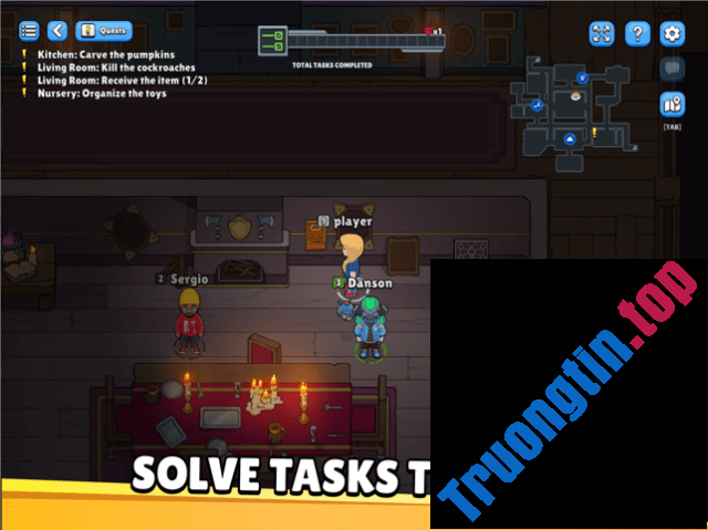 Download Betrayal.io cho iOS 1.1.2 - Game tìm kẻ mạo danh trong phim trường 4 Giải quyết tất cả các nhiệm vụ để giành chiến thắng